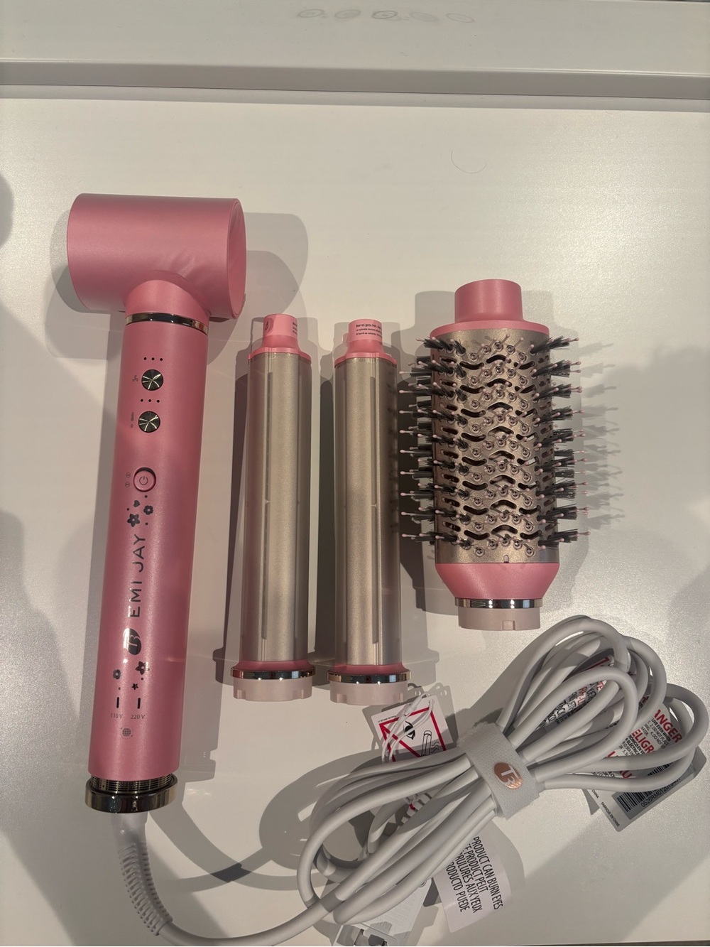 T3 Emi Jay Limited Edition Lychee Pink Airbrush with Three Attachments